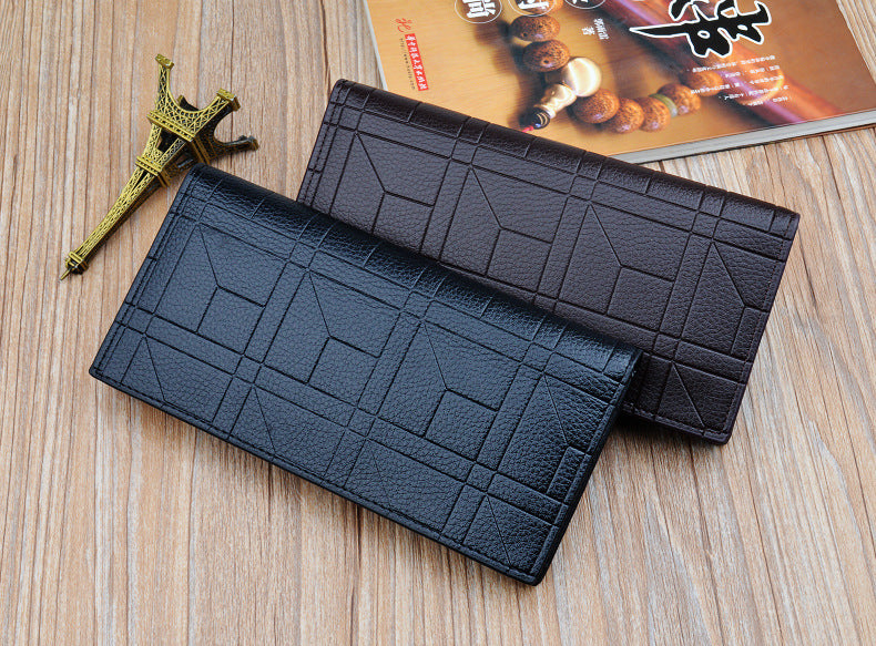 High Capacity Long Men Wallet Luxury PU Leather Coin Purses Male Clutch Multi-Card ID Credit Bank Card Holder Vertical Wallets