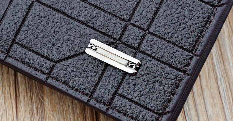 High Capacity Long Men Wallet Luxury PU Leather Coin Purses Male Clutch Multi-Card ID Credit Bank Card Holder Vertical Wallets