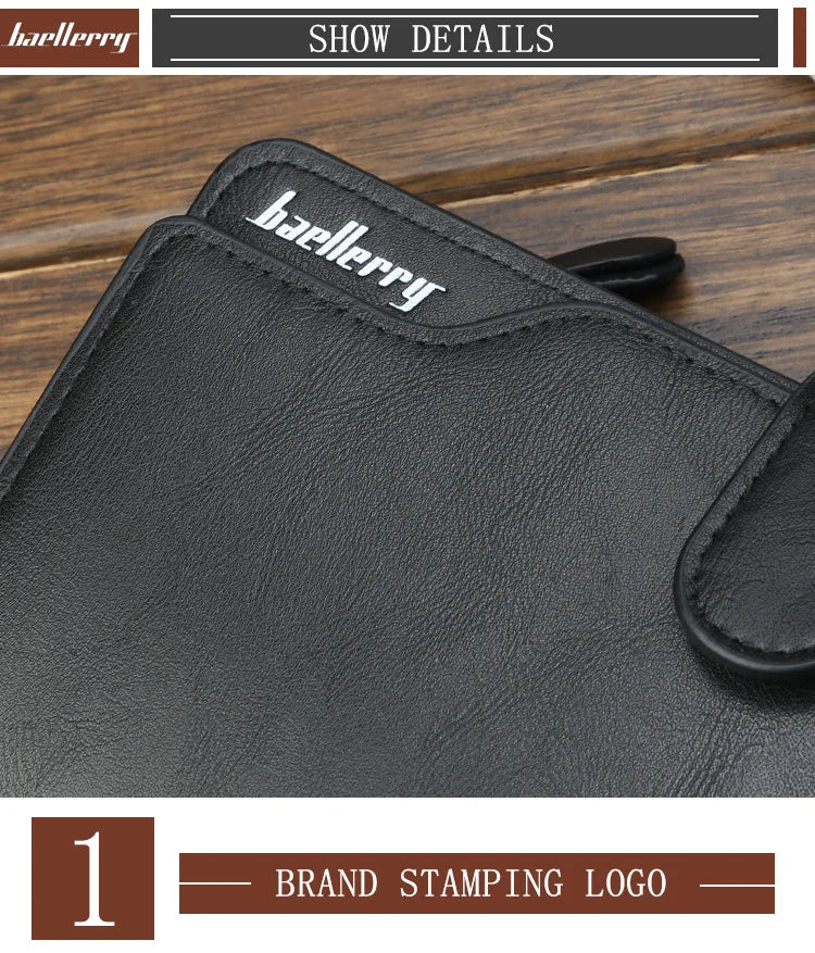 2024 Men Wallets 21 Card Holders Name Engraving Male Purse Quality Zipper Large Capacity PU Leather Wallet For Men Carteria