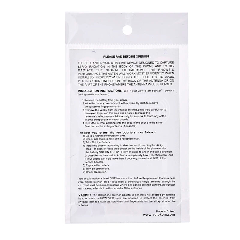 Pegatinas - Amplificador de señal para teléfono móvil Pegatinas para mejorar la señal del teléfono Amplificador de señal para teléfono móvil Amplificador 4G para teléfono celular