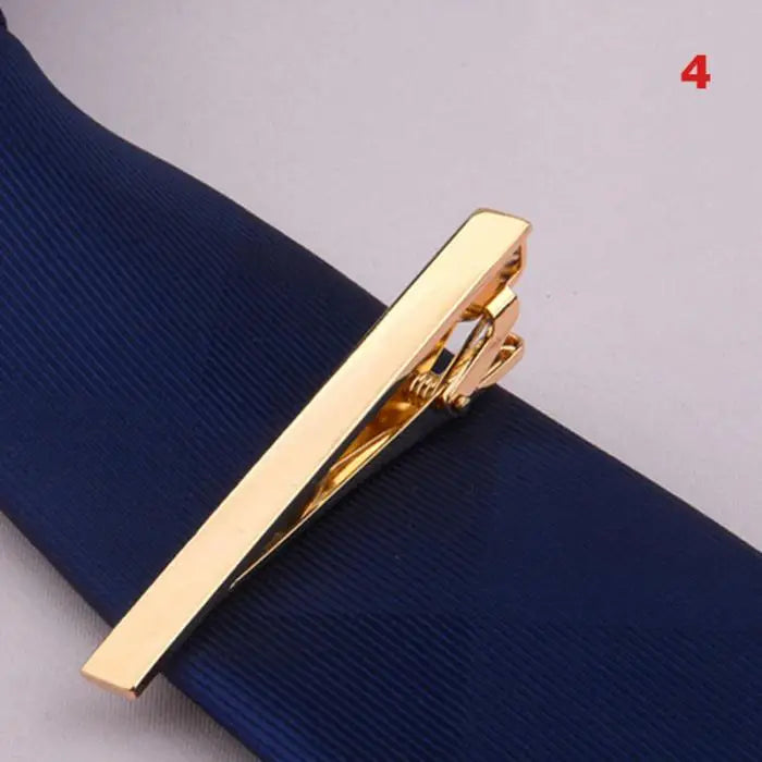 2024 Fashion new hot-selling metal gold tie clip business formal wear groom wedding wedding tie clip