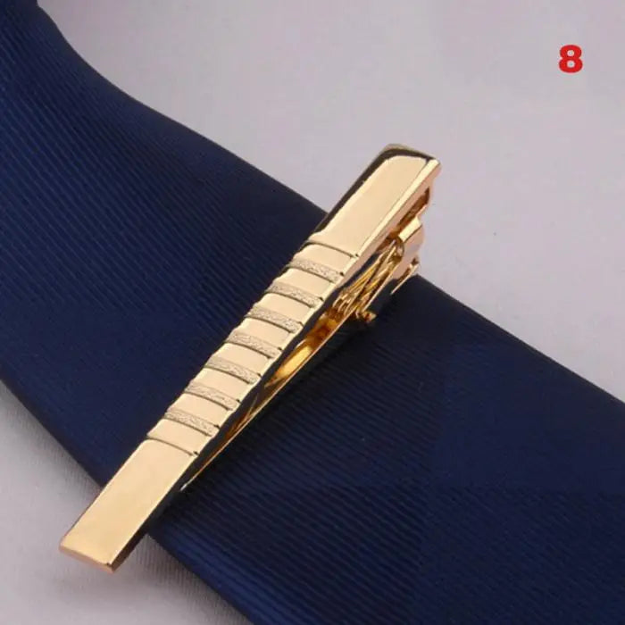 2024 Fashion new hot-selling metal gold tie clip business formal wear groom wedding wedding tie clip