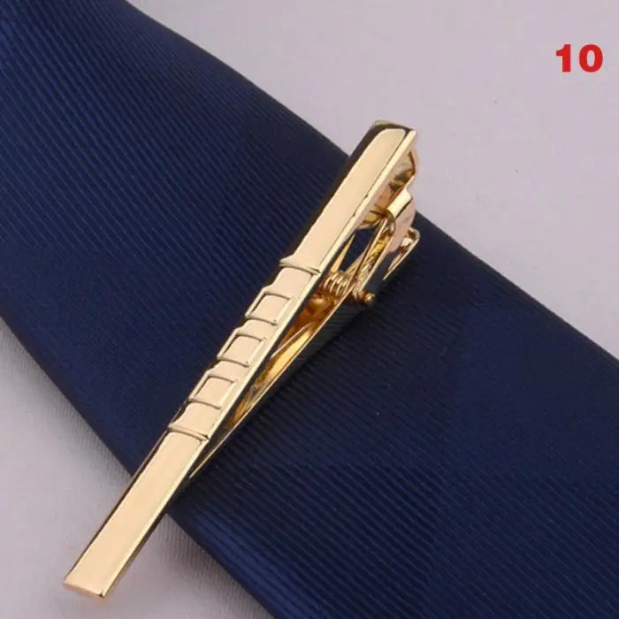 2024 Fashion new hot-selling metal gold tie clip business formal wear groom wedding wedding tie clip