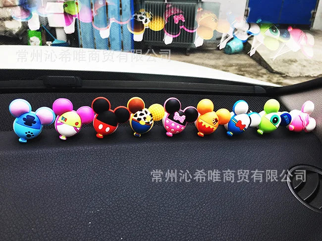 Car Perfume Air Freshener Mouse PVC Cartoon Vent Fragrance Clip Air Freshener Cute Auto Accessories Solid Fresh Flavour