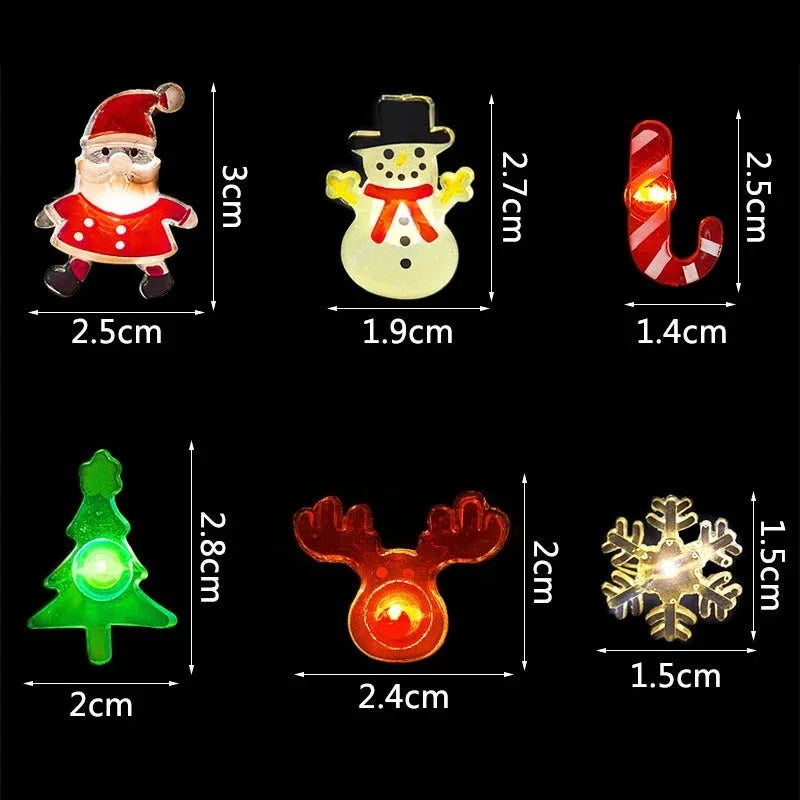 2m 20leds Christmas LED String Lights Santa Claus Snowflakes Snowman Xmas Tree Fairy Lights Garland Christmas Home Decorations