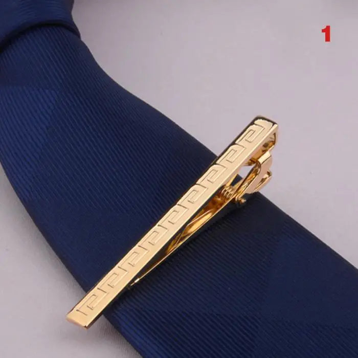 2024 Fashion new hot-selling metal gold tie clip business formal wear groom wedding wedding tie clip