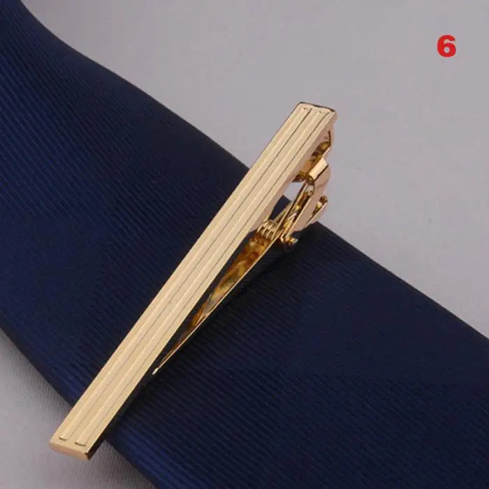 2024 Fashion new hot-selling metal gold tie clip business formal wear groom wedding wedding tie clip