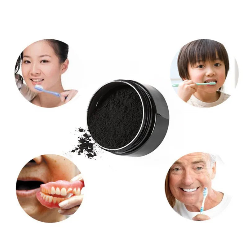 New 60g Tooth Whitening Powder Activated Coconut Charcoal Natural Teeth Whitening Charcoal Powder Tartar Stain Removal