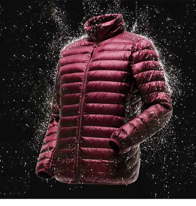 2023 Men Spring Jacket Ultra Light Thin 90% White Duck Down Jackets Casual Portable Spring Coat for Men Down Parkas Size M-5XL