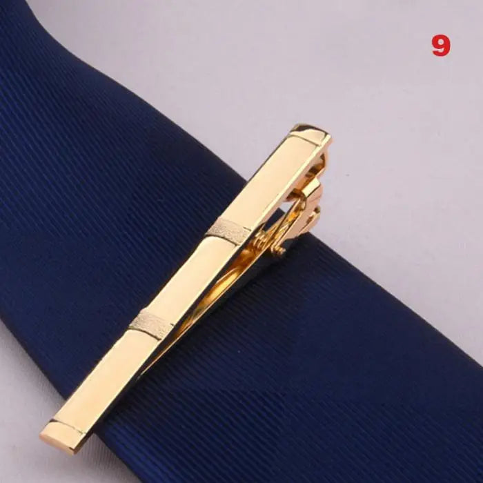 2024 Fashion new hot-selling metal gold tie clip business formal wear groom wedding wedding tie clip