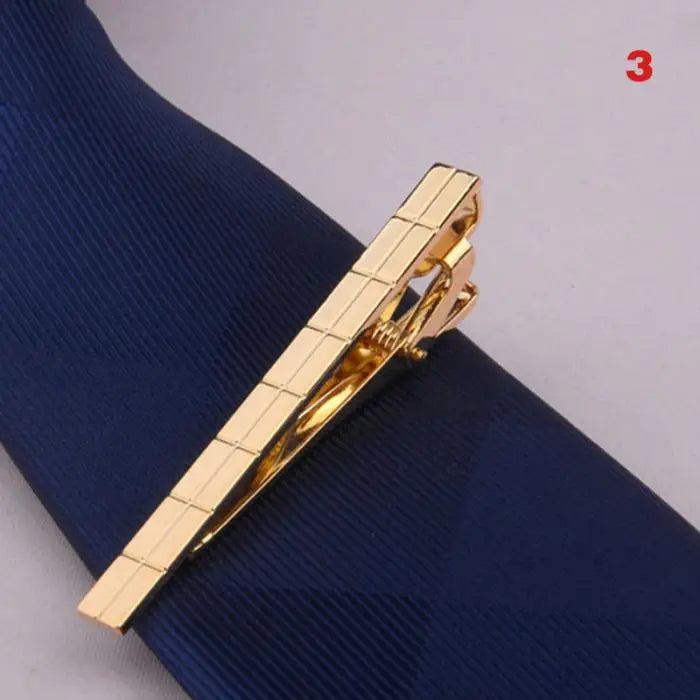 2024 Fashion new hot-selling metal gold tie clip business formal wear groom wedding wedding tie clip