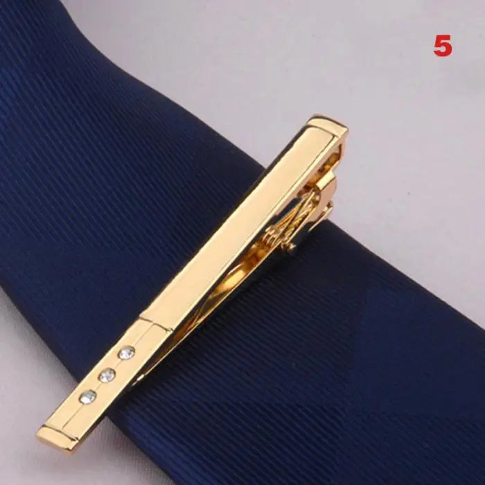 2024 Fashion new hot-selling metal gold tie clip business formal wear groom wedding wedding tie clip