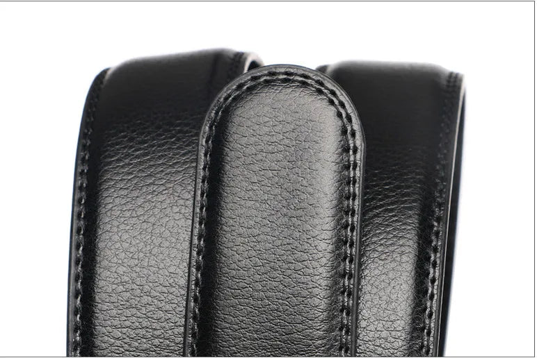 3.5cm Men Belt Fashion Pu Alloy Automatic Buckle Belt Business Affairs Casual Decoration Men's Belts Mens Belts Luxury