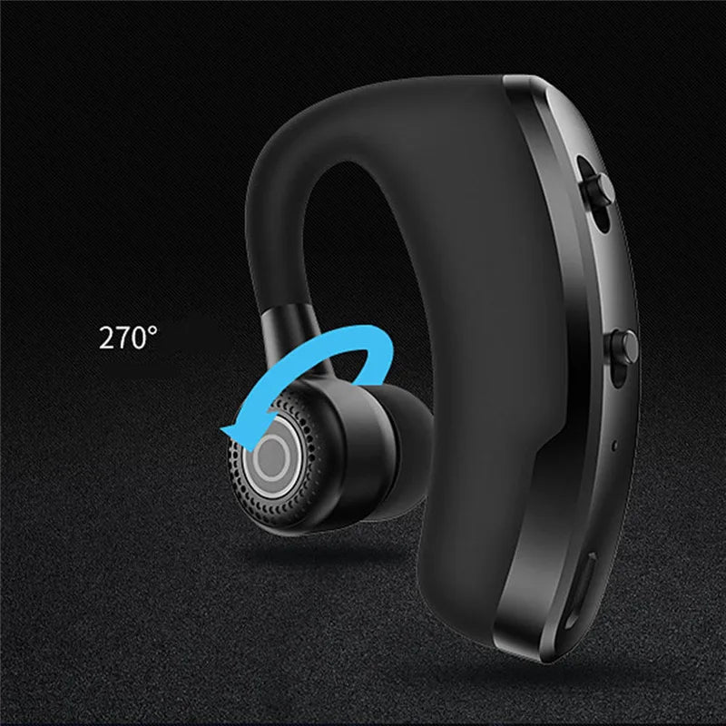 Auriculares V9 manos libres para negocios con Bluetooth y micrófono Auriculares inalámbricos con Bluetooth para conducción con reducción de ruido