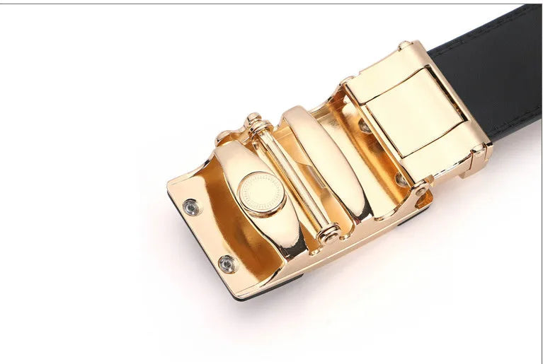 3.5cm Men Belt Fashion Pu Alloy Automatic Buckle Belt Business Affairs Casual Decoration Men's Belts Mens Belts Luxury