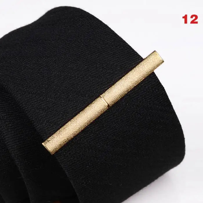 2024 Fashion new hot-selling metal gold tie clip business formal wear groom wedding wedding tie clip