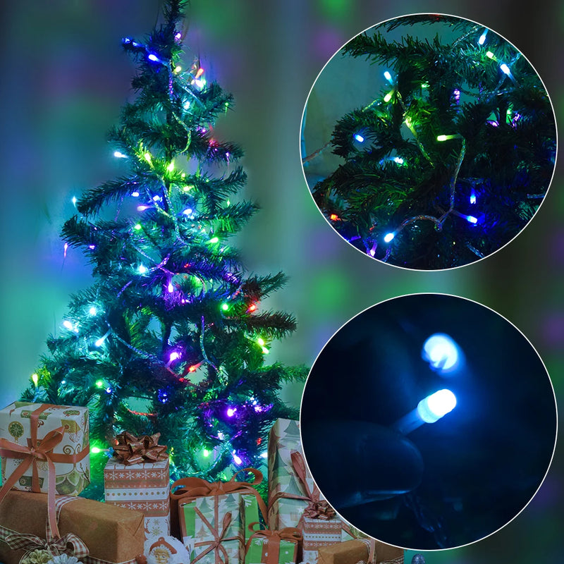 holiday Led christmas lights outdoor 5M10M led string lights decoration for party holiday wedding Garland