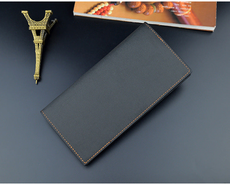 High Capacity Long Men Wallet Luxury PU Leather Coin Purses Male Clutch Multi-Card ID Credit Bank Card Holder Vertical Wallets