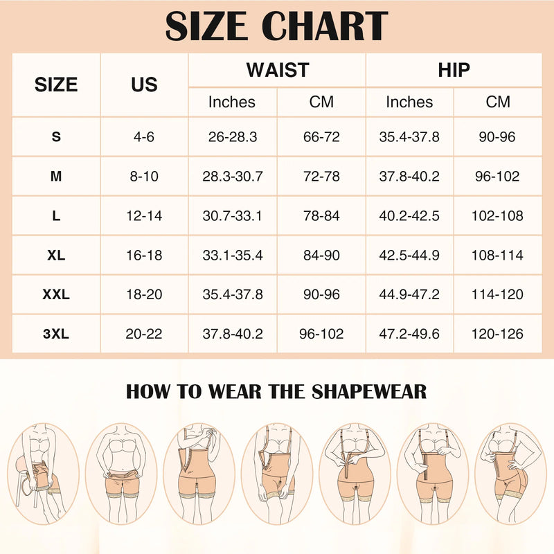 Colombian Reductive Girdles Women Tummy Control Butt Lifter Body Shaper Post Liposuction Waist Trainer Corset Slimming Underwear