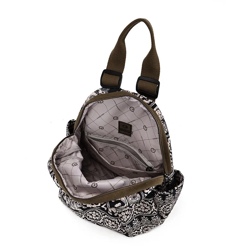 Mochila informal versátil de gran capacidad para mujer, de moda, estilo retro, ligera, estilo coreano para estudiantes