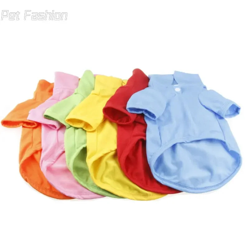 NEW Pet Puppy Comfortable Summer Shirt for Small Dog Cat Clothes Costume Apparel T-Shirt Durable Pet Accessory