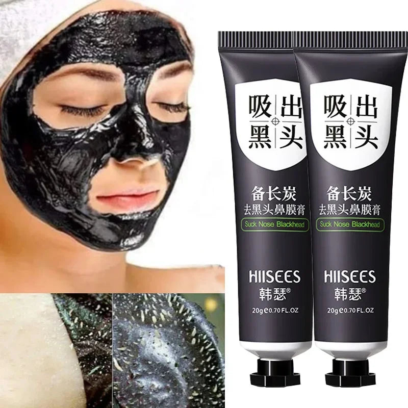 2-1PC Mascarilla facial removedora de puntos negros Crema para controlar la grasa Mascarilla para puntos negros de la nariz Limpieza profunda del acné Cosméticos de belleza Cuidado de la piel para mujeres