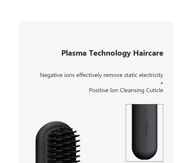 Cordless Portable Hair Straightener Brush with 9600mAh Battery & USB-C Charging Anti-Scald Comb for Travel