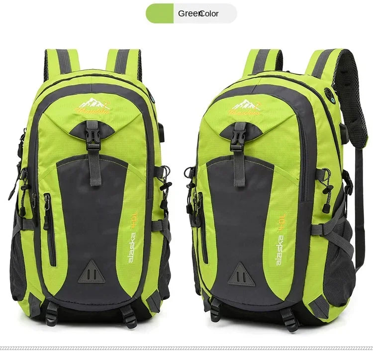 Mochila impermeable Weysfor de 40 l para hombre, mochila de viaje, bolsa deportiva, mochila para exteriores, montañismo, senderismo, escalada, camping, para hombre