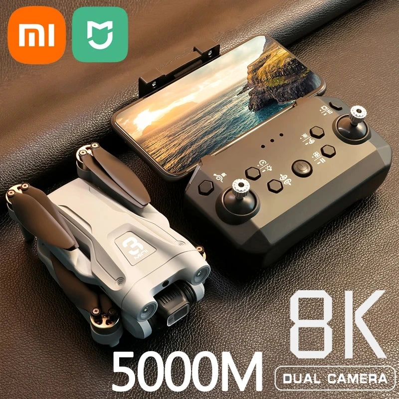 Xiaomi Z908pro Max Drone Brushless Motor 8k Dual-lens Professional Gps Wifi Fpv 360° Active Obstacle Avoidance Folding Aircraft