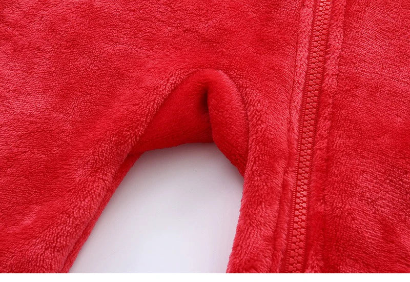 Ropa navideña para bebés recién nacidos de Ircomll, mono de otoño para niños y niñas, mono de una pieza de forro polar para bebés, trajes de alce para bebés