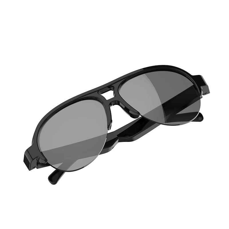 Gafas de sol impermeables IP4 F08 con bisel polarizado, para pesca, inalámbricas, estéreo, para bicicleta, con Bluetooth, para hombres, gafas inteligentes