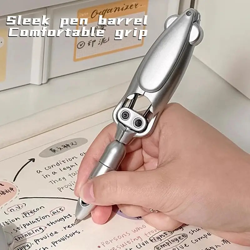 Transforming Pen Robotic Ballpoint Foldable Writing Pen Squid-Inspired Relaxing Toy Student Stationery Pen For Home Exams