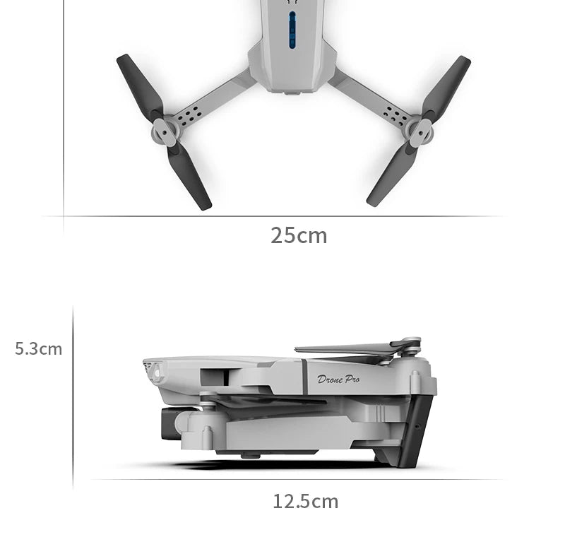 Avión RC profesional E88 Drone4k con control remoto FPV con cámara RC Novedoso helicóptero más vendido Drone Quadcopter 2024