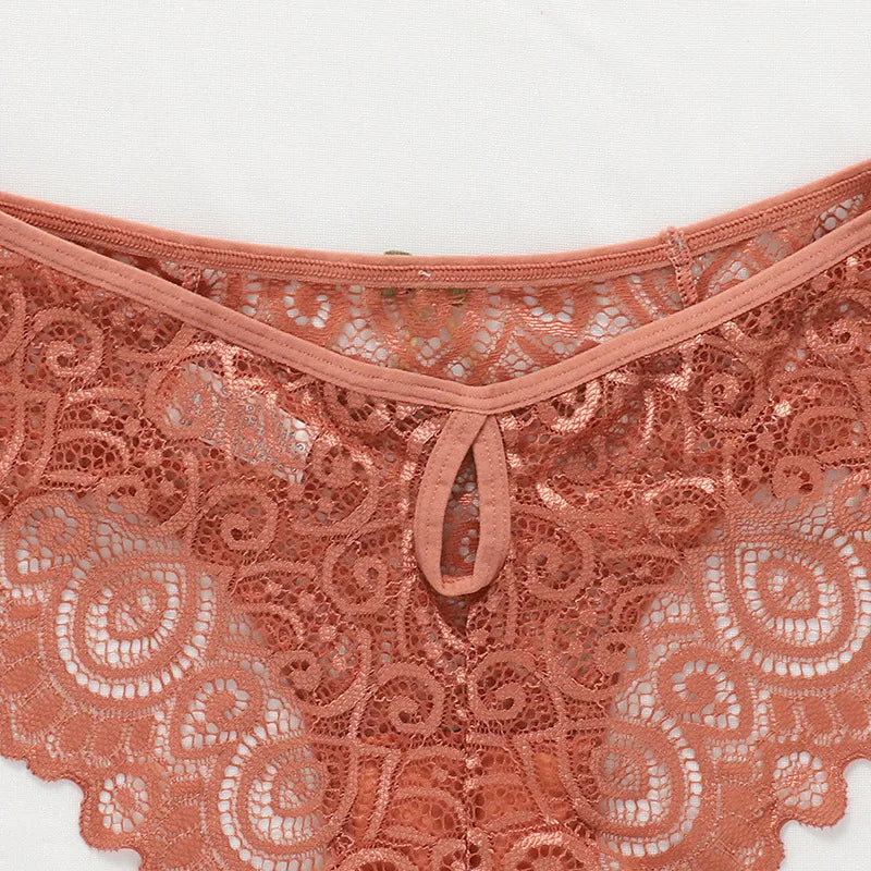 Women's Lace Panties New Sexy Underwear Female Low-Rise Bragas Mujer Cotton Crotch Breathable Lace Panty Culottes Femme