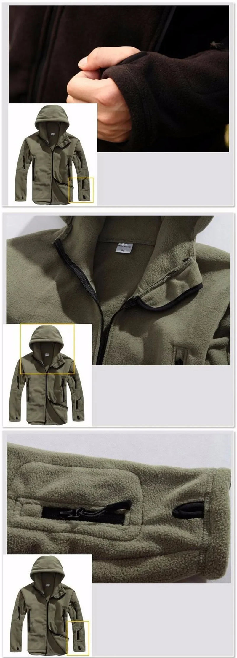 Chaqueta polar militar de invierno para deportes al aire libre, senderismo, chaqueta polar, chaqueta táctica deportiva para hombre, chaqueta de combate