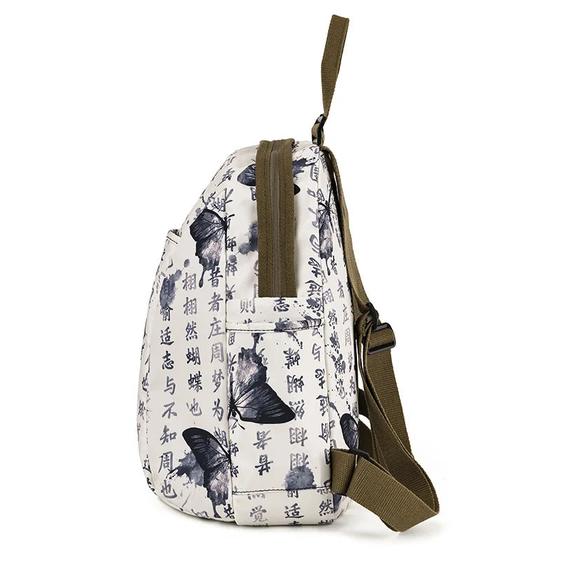 Mochila informal versátil de gran capacidad para mujer, de moda, estilo retro, ligera, estilo coreano para estudiantes