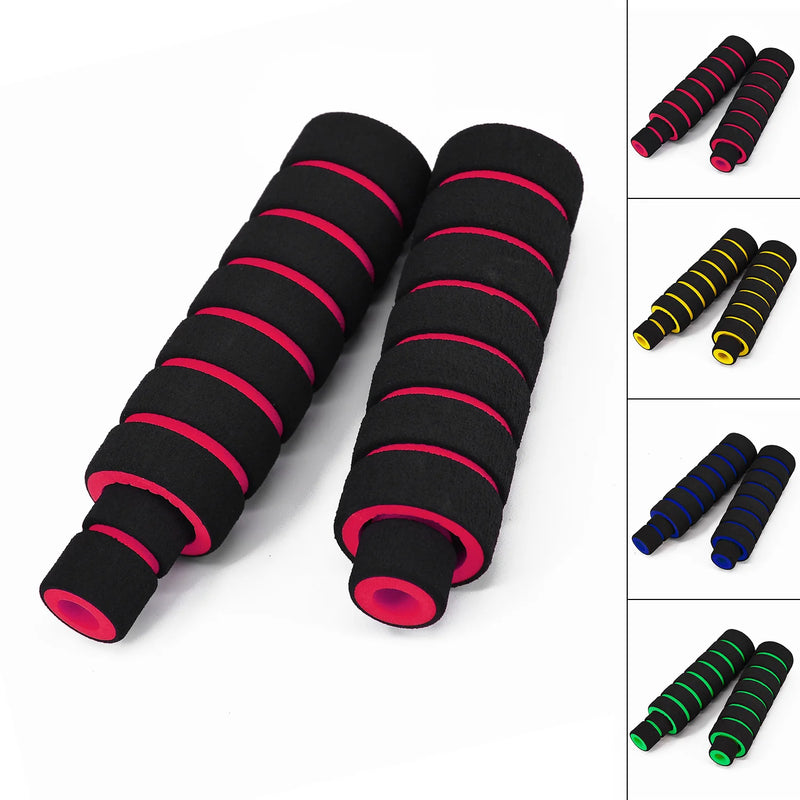 4Pcs/set Motorcycle Handlebar Grip Universal Handle Bar Cover Brake Clutch Lever Soft Sponge Foam Grips Cover