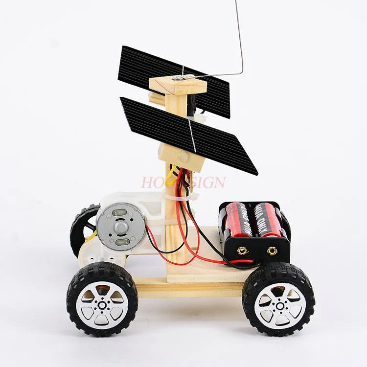 Kit de bricolaje para coche solar con control remoto, experimento científico para niños, STEM, educación electrónica, tecnología, física, juguetes para niños en edad escolar