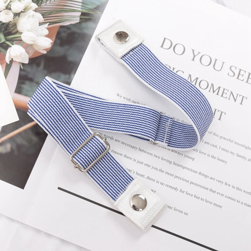 Buckle-free Elastic Invisible Belt for Women Plus Size High Quality Without Buckle Jeans Easy Belts Men No Hassle Desigener Belt