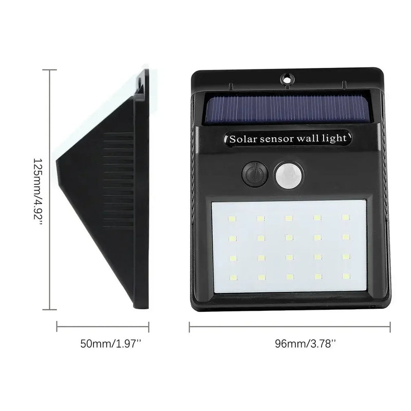 LED Solar Light 30/100 LEDs Wireless Motion Sensor Light Waterproof Solar Outdoor Lights Garden Decoration Spotlights Wall Lamp