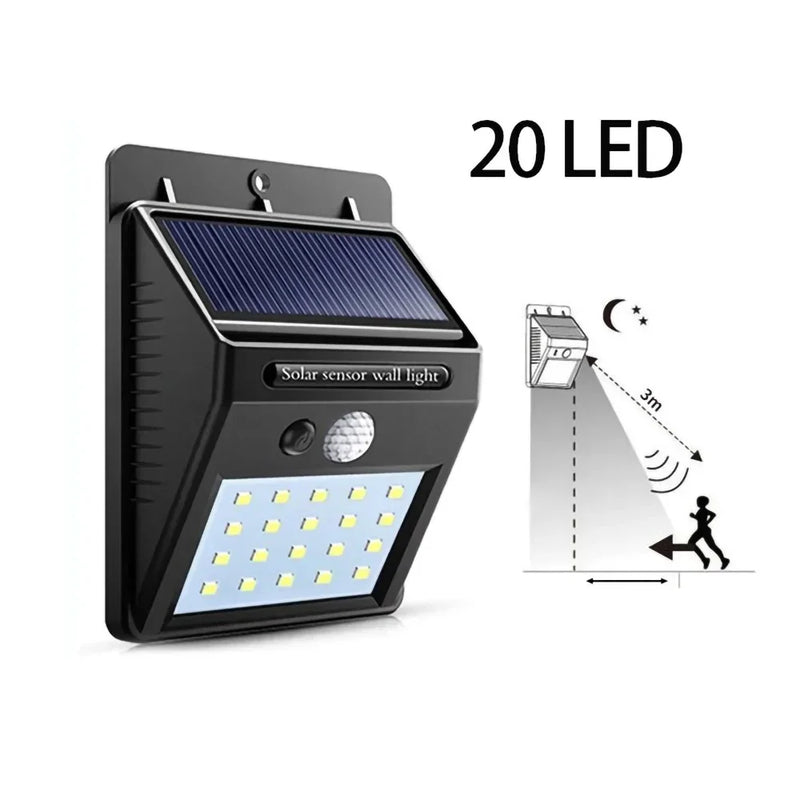 LED Solar Light 30/100 LEDs Wireless Motion Sensor Light Waterproof Solar Outdoor Lights Garden Decoration Spotlights Wall Lamp