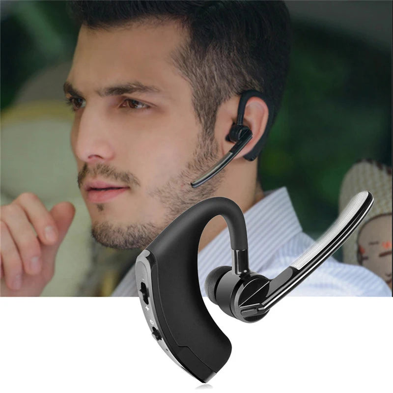 Auriculares Bluetooth V8 rtSpo, auriculares estéreo inalámbricos con micrófono HD, kit manos libres para el coche con micrófono para iPhone, Samsung y Huawei