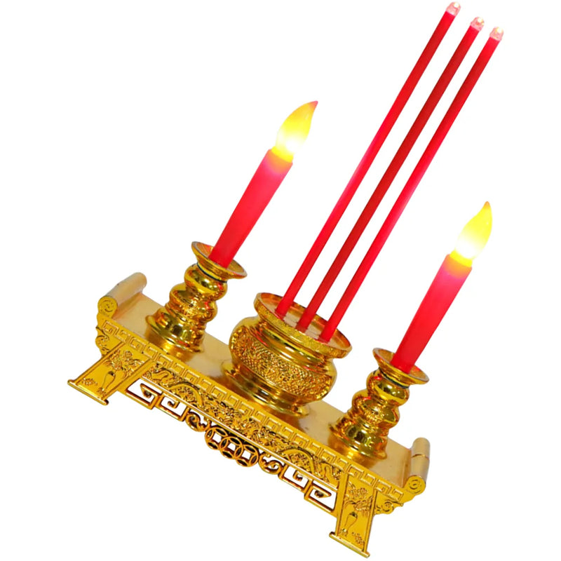 Worship lamp Electric Fake Buddhism Light Worship Altar Table Decor