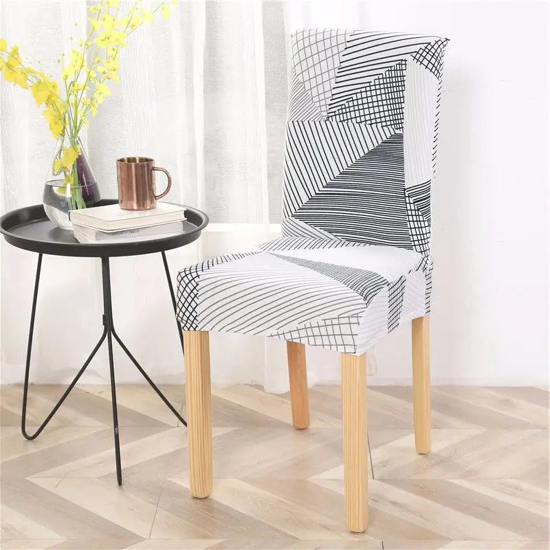 1pc Universal Chair Cover Christmas Hotel Household Anti-fouling Chair Cover Piece Elastic Office Computer Seat Cover