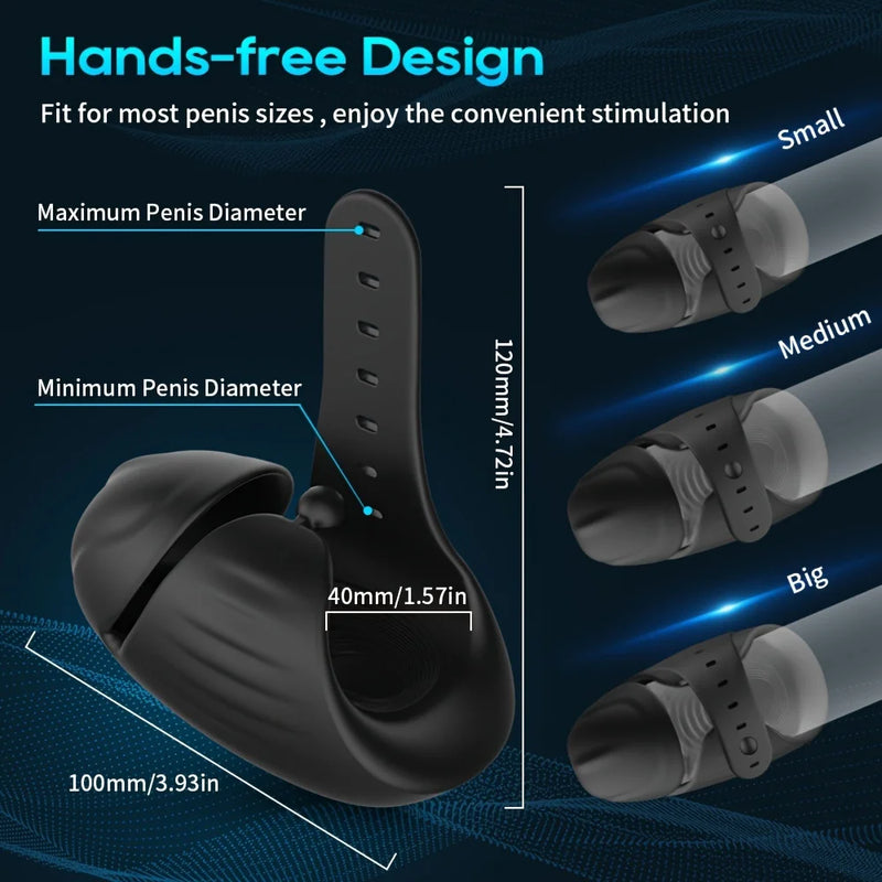 Vibrador potente con Bluetooth para hombres, masajeador de glande, máquina sexual, entrenador de retraso del pene, masturbador masculino automático, juguetes sexuales para adultos