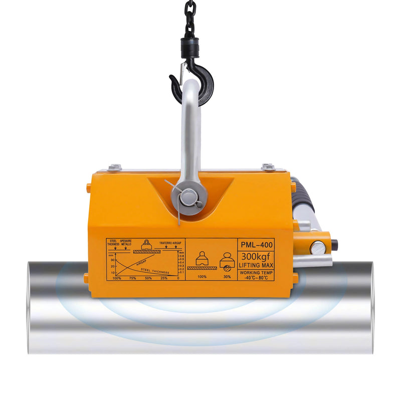 300kg/660lbs Steel Magnetic Lifter Heavy Duty Magnets Crane Hoist Lifting Magnet with Release Tool