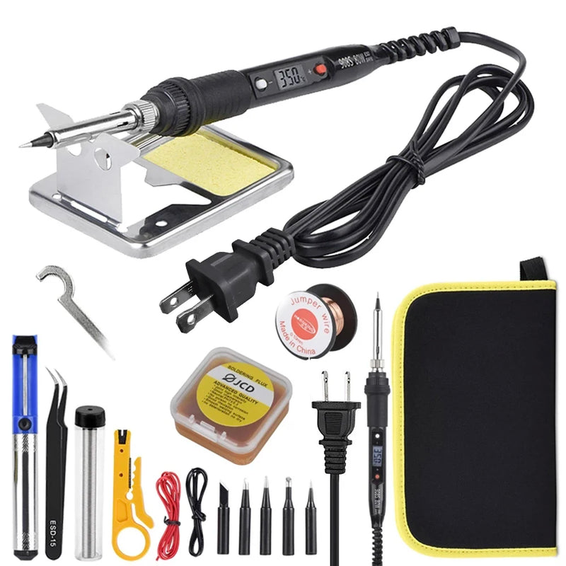 JCD Soldering Iron 80W Professional Digital display  Adjustable Temperature Welding Tools Soldering Iron For Soldering 110V/220V