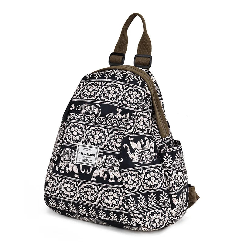 Mochila informal versátil de gran capacidad para mujer, de moda, estilo retro, ligera, estilo coreano para estudiantes