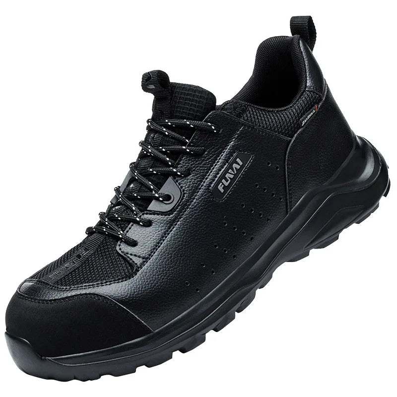 Botas de trabajo de alta calidad para hombre, con aislamiento de 6 kV, puntera compuesta, zapatos de electricista, antigolpes, antipinchazos, botas de seguridad protectoras