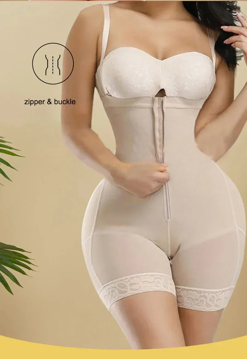 AfruliA Fajas Colombiana Girdle Full Body Shaper Lift Up Butt Lifter Bodysuits Tummy Control Panties Waist Trainer Thigh Slimmer